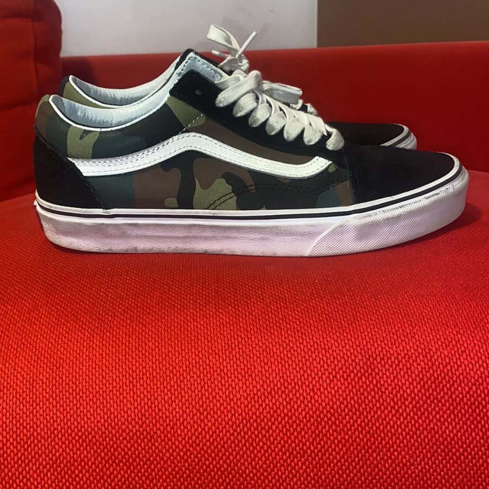Vans Old Skool Woodland Camo. Size 7.5 Men’s